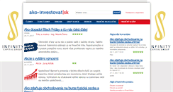 Desktop Screenshot of ako-investovat.sk